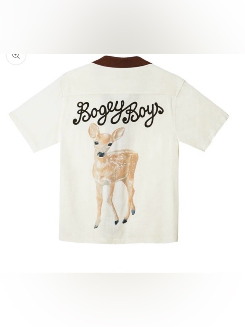 Bogey Boys Rare Vintage Style Deer Button Down, size M